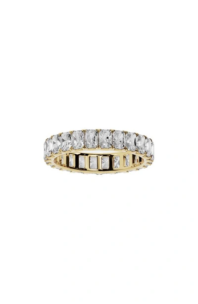 Jennifer Fisher Emerald Cut Lab Created Diamond Eternity Ring In 18k Yellow Gold