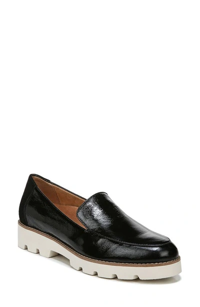 Vionic Kensley Loafer In Black/ White Sole