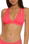 Becca Color Code Bikini Top In Red