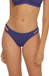 Becca Color Code Cutout Hipster Bikini Bottoms In Deep Water