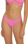 Becca Color Code Cutout Hipster Bikini Bottoms In Pinkie