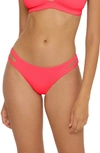 Becca Color Code Cutout Hipster Bikini Bottoms In Pink