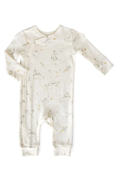 Pehr Follow Me Organic Cotton Romper In Field Of Dreams