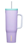 Corkcicle Cruiser 40-ounce Insulated Tumbler With Handle In Purple Dolphin
