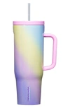 Corkcicle Cruiser 40-ounce Insulated Tumbler With Handle In Rainbow Unicorn