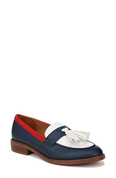 Franco Sarto Carolynn Tassel Loafer In Blue Multi