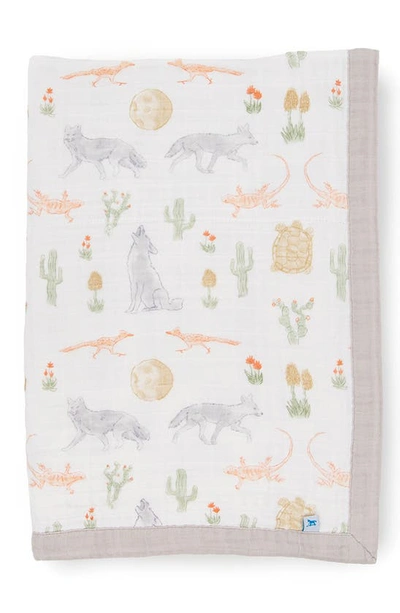 Little Unicorn Cotton Muslin Baby Quilt In Desert Night