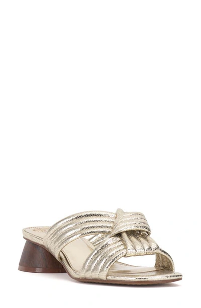 Vince Camuto Lomala Strappy Sandal In Light Gold