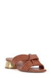 Vince Camuto Lomala Strappy Sandal In Warm Caramel