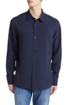Nn07 Freddy 5972 Button-up Shirt In Navy Blue