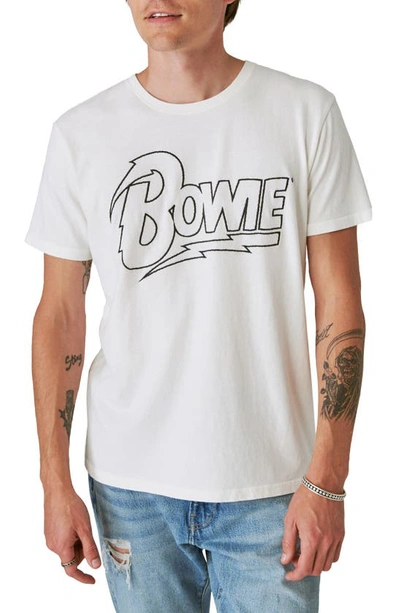Lucky Brand Bowie Cotton Graphic T-shirt In White