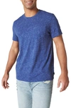 Lucky Brand Cotton Blend Pocket T-shirt In Blue Depths