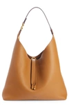 Chloé Marcie Leather Hobo Bag In Pottery Brown 207