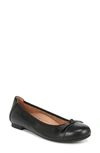Vionic Amorie Flat In Black Leather