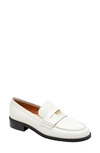 Lisa Vicky Gambit Penny Loafer In Winter White