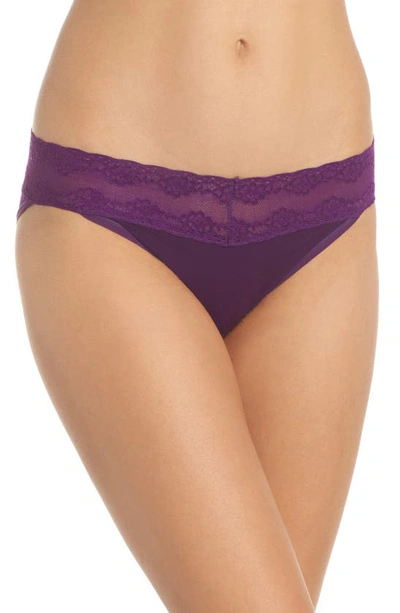 Natori Bliss Perfection Bikini In Purple