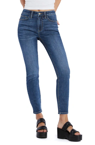 Hint Of Blu Ankle Skinny Jeans In Florence Blue