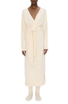 Simkhai Skyla Long Sleeve Cotton & Cashmere Sweater Dress In Ivory