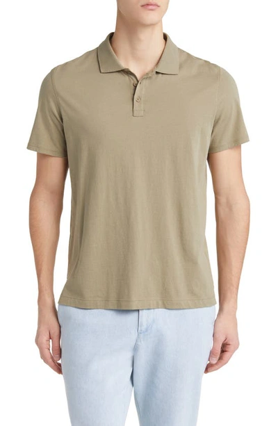 Atm Anthony Thomas Melillo Jersey Cotton Polo Shirt In Oil Green