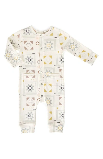 Pehr Babies' Patchwork Organic Cotton Romper