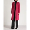 Alexander Mcqueen Single-breasted Wool And Cashmere-blend Coat In Deep Orchid