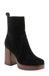 Marc Fisher Ltd Marysa Block Heel Platform Bootie In Black 002