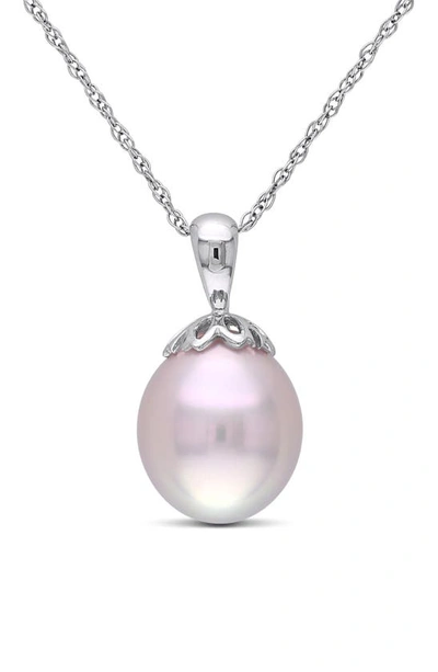 Delmar Pink Freshwater Pearl Pendant Necklace