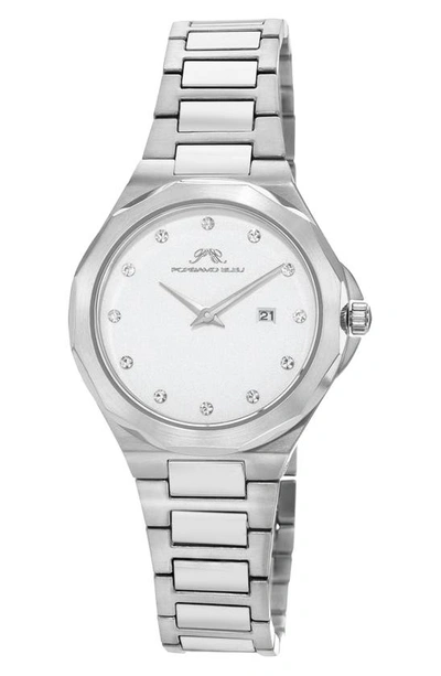 Porsamo Bleu Victoria Bracelet Strap Watch, 33mm In Silver