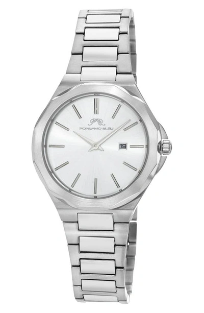 Porsamo Bleu Victoria Bracelet Strap Watch, 33mm In Silver