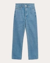 By Malene Birger Vinola Rigid Organic Cotton Mid-rise Straight-leg Jeans In Blue