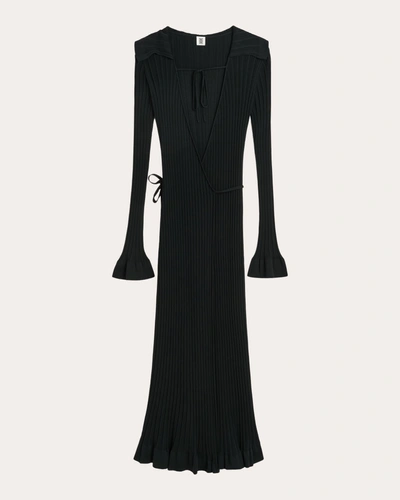 By Malene Birger Women's Gianina Maxi Wrap Dress In Black