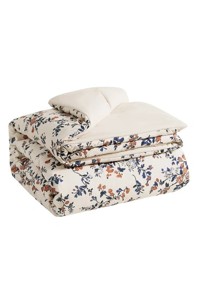 Ymf Garden Bouquet Comforter Set In Light Beige