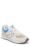 New Balance Gender Inclusive 574 Sneaker In Off White/ Blue