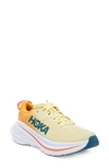 Hoka Bondi X Running Shoe In Yellow Pear / Radiant Yellow