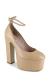 Zigi Nikole Ankle Strap Platform Pump In Chic Leather