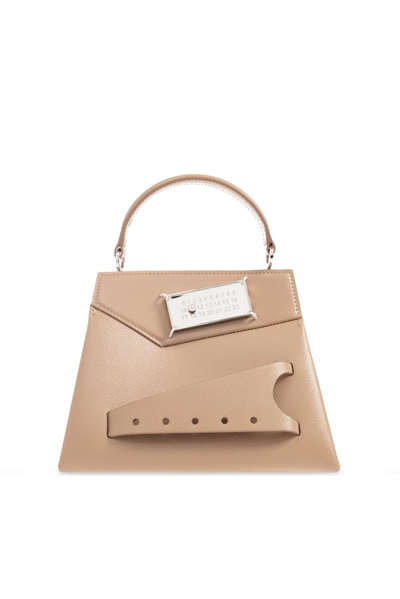 Maison Margiela Snatched Small Tote Bag In Beige