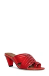 Donald Pliner Alannis Slide Sandal In Tomato