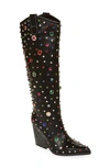 Azalea Wang Fuji Pointed Toe Boot In Black