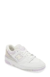 New Balance Kids' 550 Basketball Sneaker In White/ Thistle