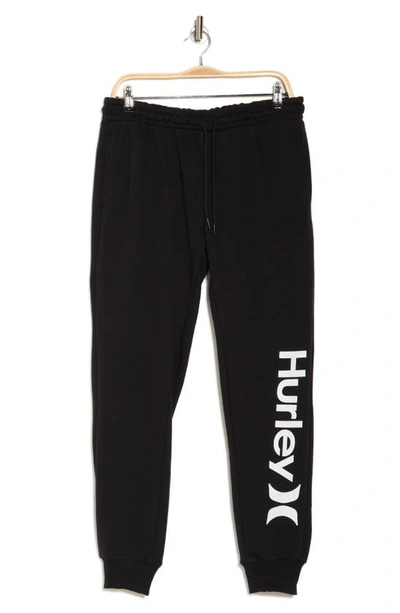 Hurley One And Only Logo Lounge Pants In Black