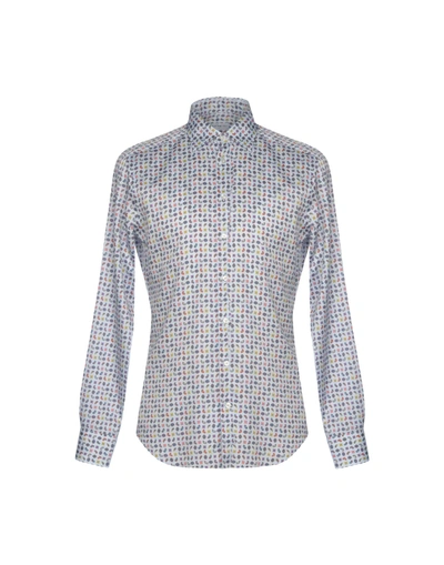 Etro Patterned Shirt In Sky Blue