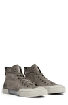 Allsaints Dumont High Top Sneaker In Slate Grey