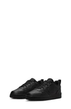 Nike Kids' Court Borough Low Recraft Sneaker In Black/ Black/ Black