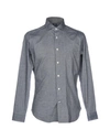 Truzzi Solid Colour Shirt In Lead