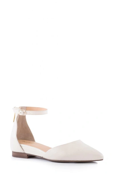 Seychelles Cherub D'orsay Flat In Off White