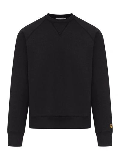 Carhartt Cotton Sweatshirt In Black