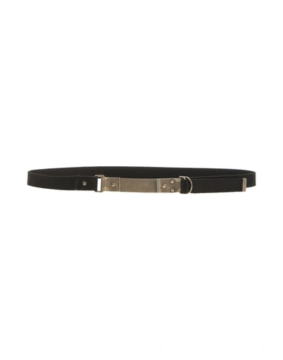 Saint Laurent Belts In Black