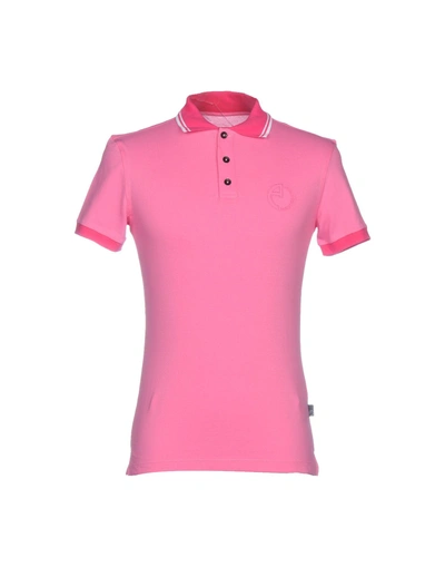 Armani Collezioni Polo Shirts In Fuchsia