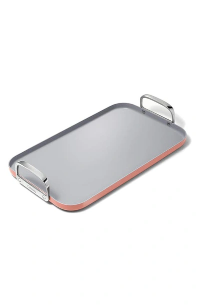 Caraway Ceramic Nonstick Double Burner Griddle In Terracotta