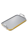 Caraway Ceramic Nonstick Double Burner Griddle In Marigold